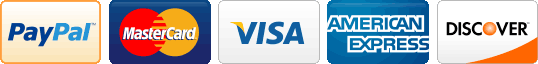 Accepted payment cards