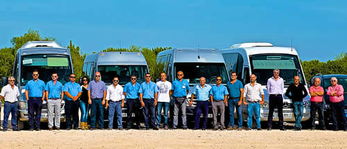 Mercedes mini-buses for private transfers