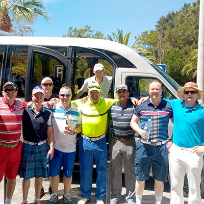 Golfers travelling with Algarserra
