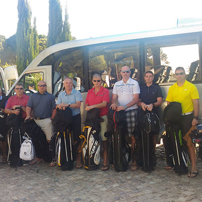 Private golf transfer vehicle